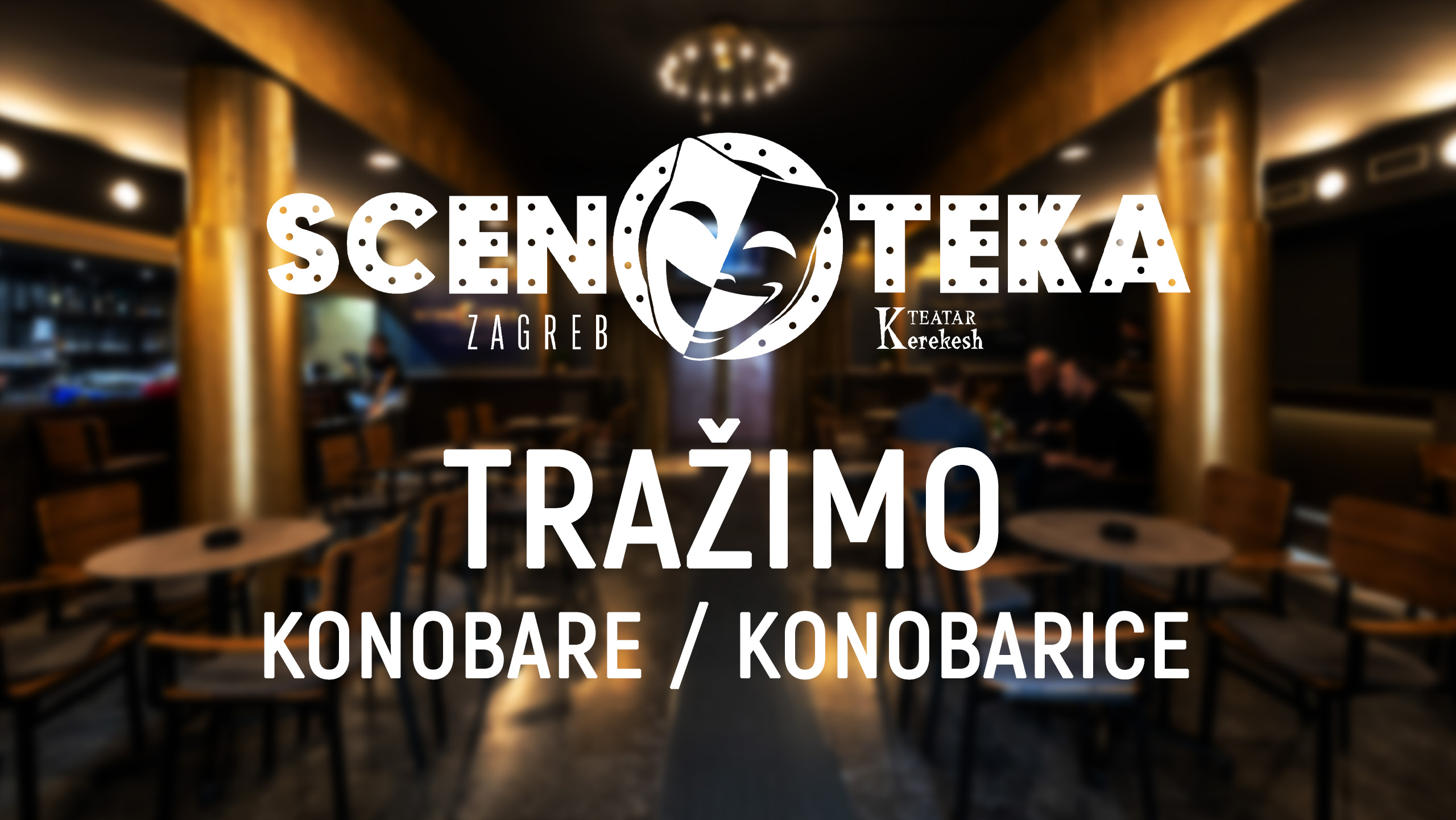 Tražimo pojačanje u caffe baru Scenoteka